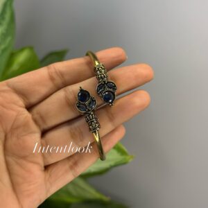 GP Polish Gold tone Bracelet - Navy Blue