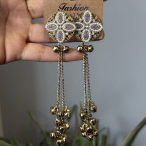 Kashmiri Jhumka - Lavender